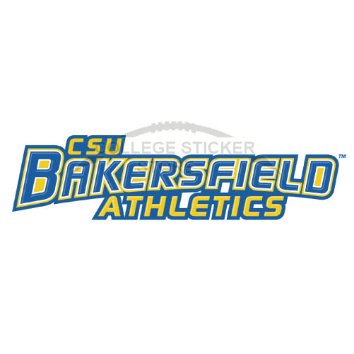 Customs CSU Bakersfield Roadrunners logo Iron-on Transfers N4060